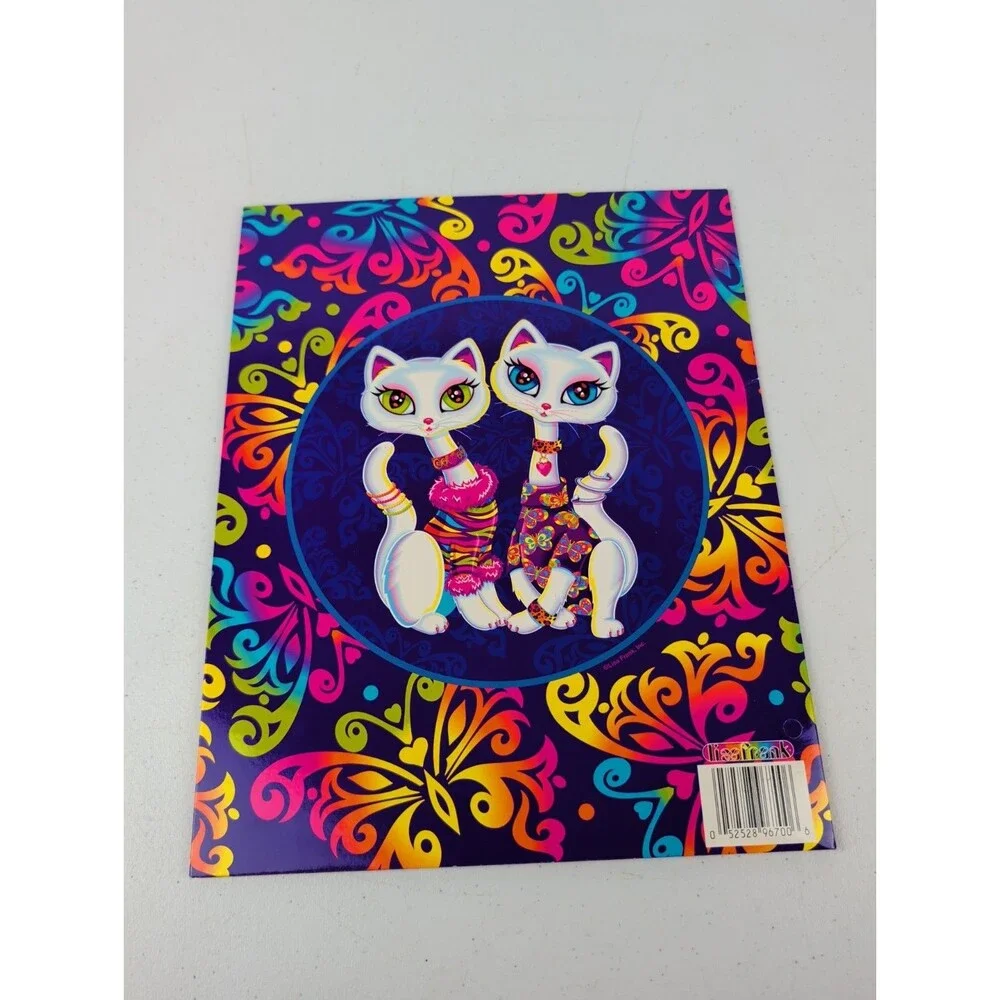 Lisa Frank Vintage Unpunched Roxie & Rollie  2 Pocket Paper Folder Y2k